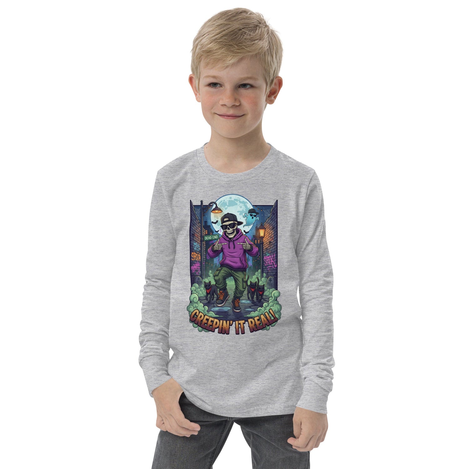 Halloween Youth Long Sleeve T-shirts